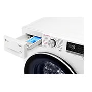 LG Máquina de lavar roupa LG F4WV5012S0W, 12 kg, eficiência energética B, 1400 r.p.m., AI DD™, Steam™, TurboWash™, branco, F4WV5012S0W