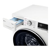 LG Máquina de lavar roupa LG F4WV5509S2W, 9 kg, eficiência energética B, 1400 r.p.m., AI DD™, Steam™, TurboWash™, ezDispense™, branco, F4WV5509S2W