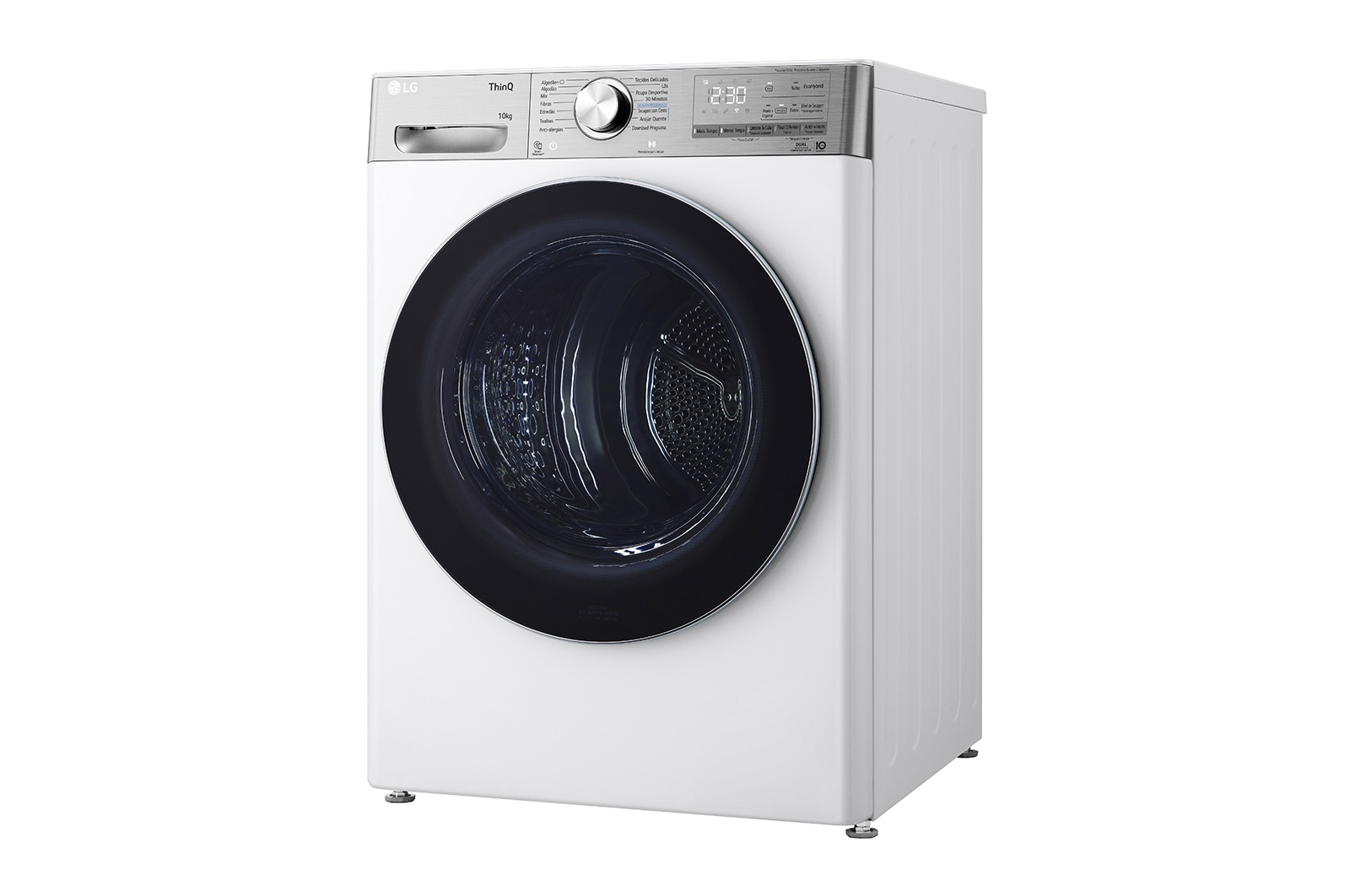 LG Máquina de secar roupa | 10 kg | Dual Inverter Heat Pump™ | Etiqueta energética A+++ | EcoHybrid™ | Limpeza automática condensador, RH10V9AV2WR