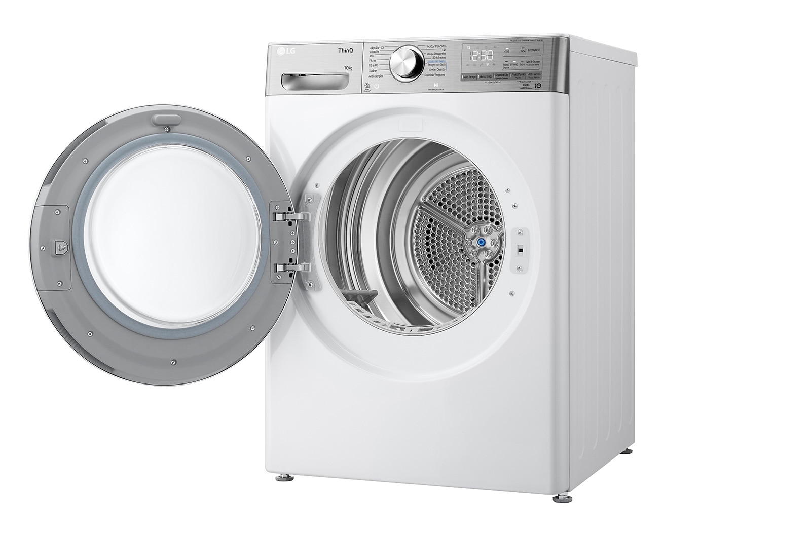 LG Máquina de secar roupa | 10 kg | Dual Inverter Heat Pump™ | Etiqueta energética A+++ | EcoHybrid™ | Limpeza automática condensador, RH10V9AV2WR