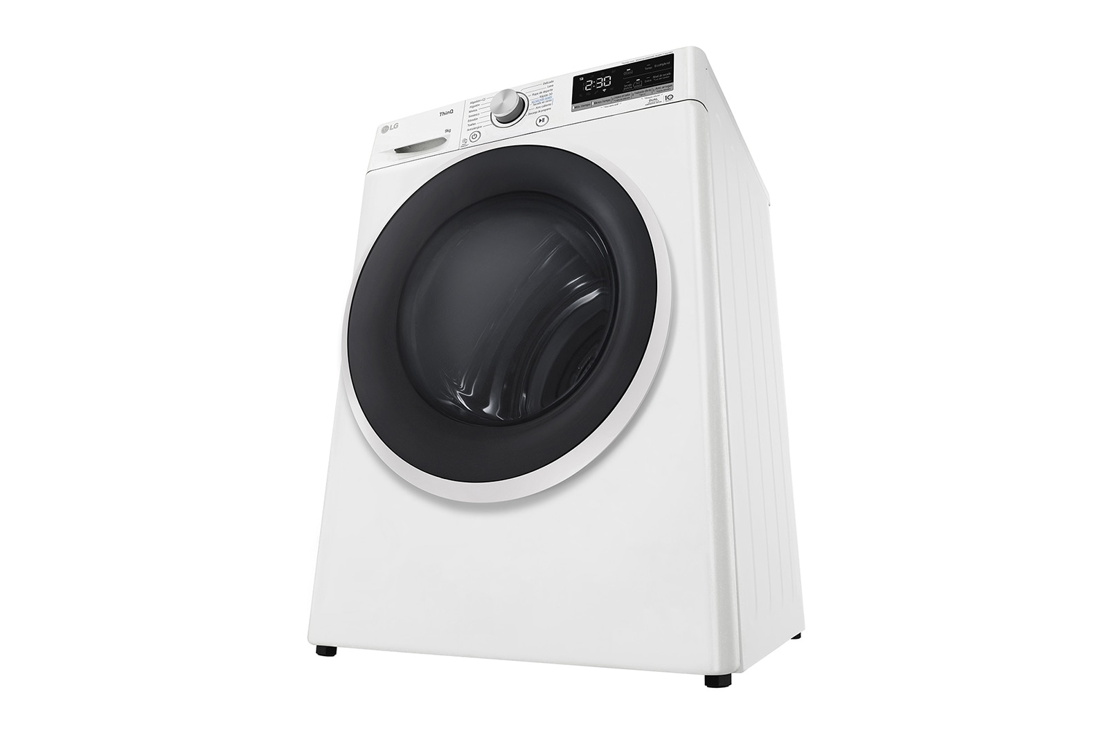 LG Máquina de secar roupa | 9 kg | Dual Inverter Heat Pump™ | Etiqueta energética A++ | EcoHybrid™ | Limpeza automática condensador, RH90V5AV6N