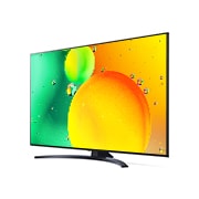 LG NanoCell TV 4K, série NANO76, Processador α5 Gen5 AI, webOS 22, 55NANO766QA