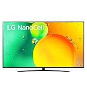 LG NanoCell TV 4K, série NANO76, Processador α5 Gen5 AI, webOS 22, 70NANO766QA