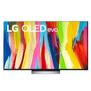 LG OLED evo TV 4K, série C2, Processador α9 Gen5 AI, webOS 22, OLED55C24LA