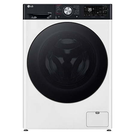 Máquina de lavar e secar roupa LG F4DR7510SGH, 10/6 kg, eficiência  energética A-10%/D, 1400 r.p.m., AI DD™, Steam™, TurboWash360™, EcoHybrid™,  branco