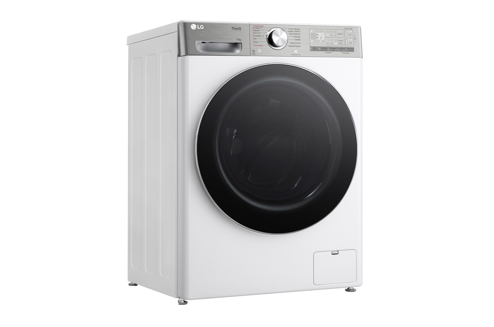 LG Máquina de lavar roupa LG F4WR9513A2W, 13 kg, eficiência energética A-20%, 1400 r.p.m., AI DD™, Steam+™, TurboWash360™, ezDispense™, branco, F4WR9513A2W