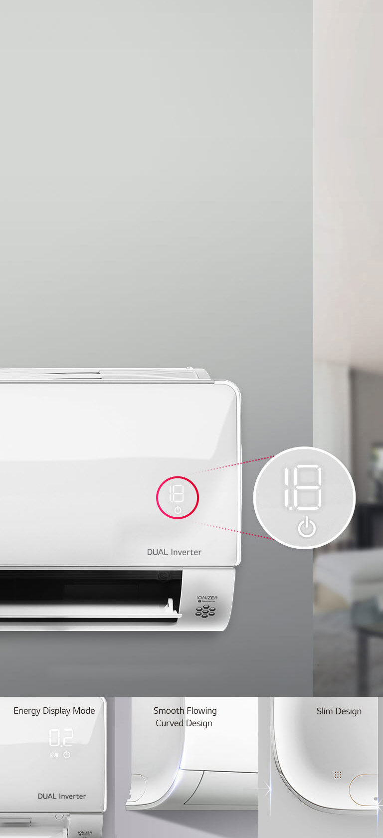 تصميم حديث وذكي مع شاشة خفية