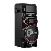 LG XBOOM RN7 ، مكبر صوت 2 بوصة × 2 ، متوسط 3 بوصات × 2 ، مكبر صوت 8 بوصة ، تعزيز جهير فائق ، انفجار جهير مزدوج ، ستروب للحفلات ، تطبيق دي جي ولوحة دي جي ، كاريوكي ستار والتحكم الصوتي ، مدخل جيتار , RN7