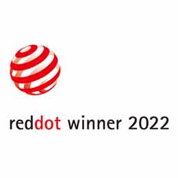 يظهر شعار جائزة التصميم Red Dot Design Award
