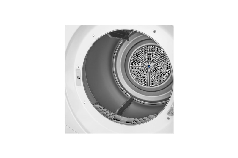 LG مجفف من النوع المكثف سعة 7 كجم، تجفيف باستخدام مستشعر، لون أبيض، تشخصيات ذكية للمشاكل, RC7066A1F