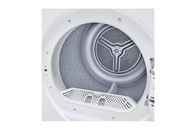 LG مجفف 8 كيلو، مضخة الحرارية لعناية دائمة وتوفير بالطاقة، تصنيف A++، لون ابيض مع مستشعر تجفيف من ال جي السعودية, RH80T2AP6RM