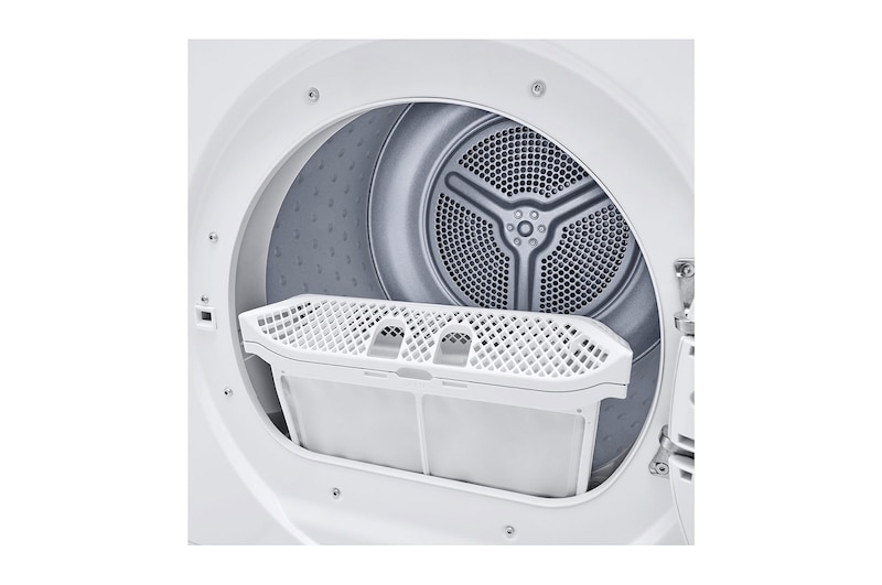 LG مجفف 8 كيلو، مضخة الحرارية لعناية دائمة وتوفير بالطاقة، تصنيف A++، لون ابيض مع مستشعر تجفيف من ال جي السعودية, RH80T2AP6RM