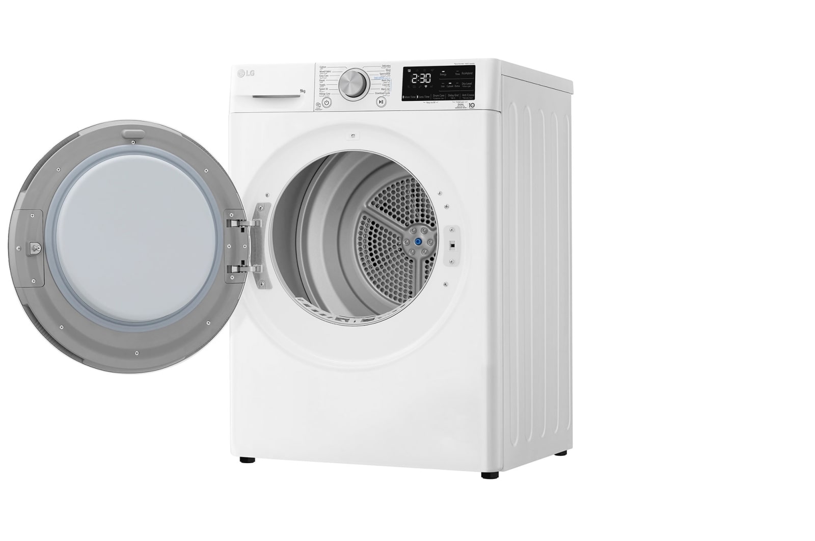 LG مجفف | عاكس مزدوج | 9 كجم | مستشعر تجفيف, RH90V3AV0W