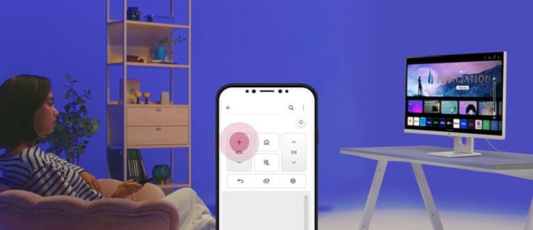 With the ThinQ app, you can use key remote control features.