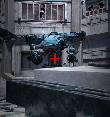 ميزة Crosshair®‎ لدقة أعلى
