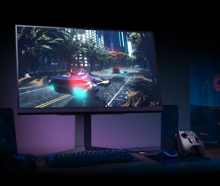 تعرض الشاشة صورًا متحركة عالية الجودة.