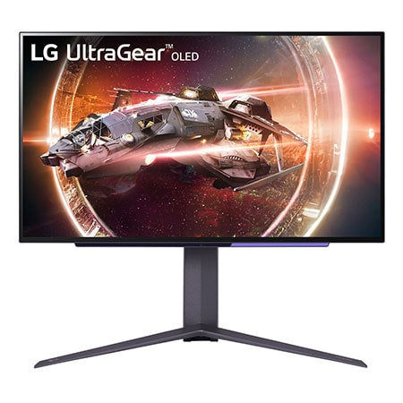 شاشة الألعاب UltraGear™ OLED مقاس 27 بوصة | HDR400 True black، و240Hz، و0.03ms(GtG)