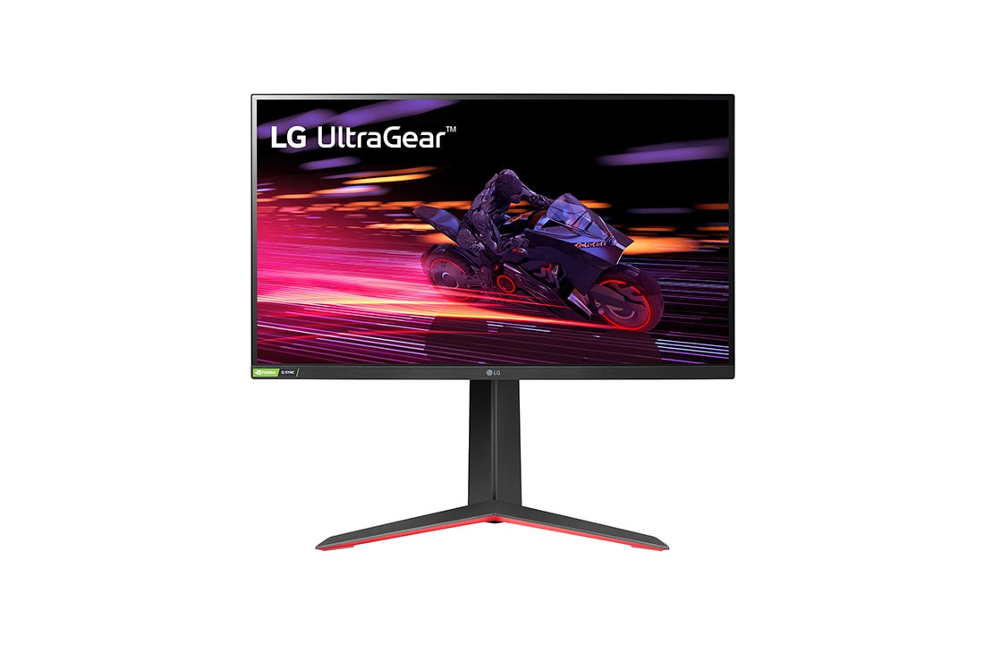 LG شاشة ألعاب UltraGear™‎ عالية الدقة بالكامل بمعدل 240 هرتز IPS بحجم 27 بوصة (GtG) ومتوافقة مع NVIDIA® G-SYNC®‎, 27GP750-B