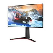 LG شاشة الألعاب UltraGear™ Nano مقاس 27 بوصة بتقنية IPS ودقة UHD 4K وزمن استجابة 1 مللي ثانية (من الرمادي إلى الرمادي GtG) تدعم دقة 4K ومعدل تحديث بمقدار 120 هرتز عبر منفذ HDMI 2.1, 27GP95R-B