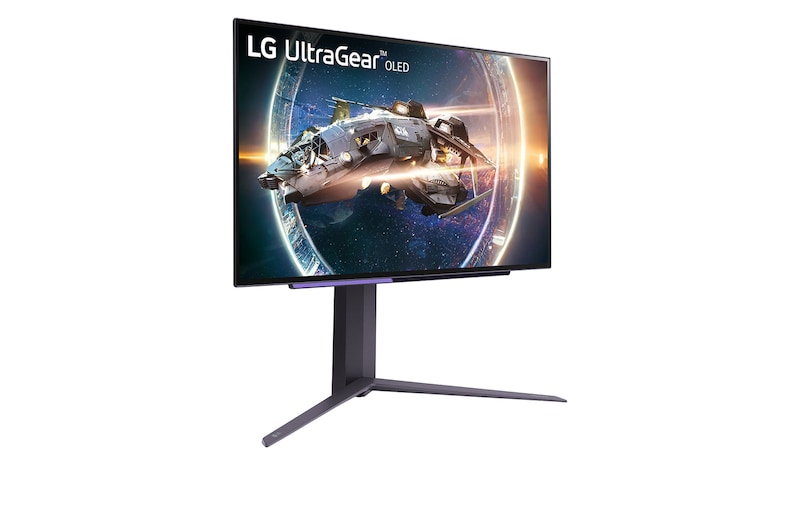 LG شاشة الألعاب UltraGear™ OLED مقاس 27 بوصة بدقة QHD و240 هرتز، ذات زمن استجابة 0.03 مللي ثانية (من الرمادي إلى الرمادي (GTG)), 27GR95QE-B