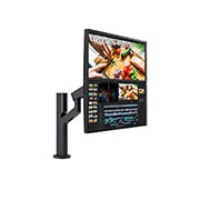 LG جهاز العرض DualUp بقياس 27.6 بقياس 16:18 بحامل مريح ومنفذ ™USB Type-C, 28MQ780-B