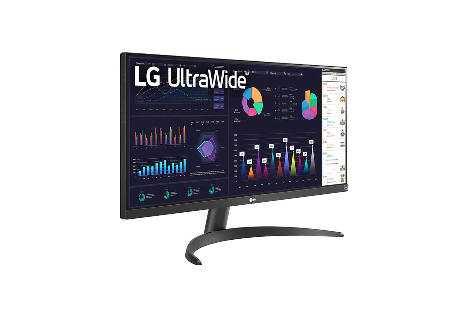 LG شاشة ™LG UltraWide مقاس 29 بوصة بدقة FHD وتقنية IPS, 29WQ500-B