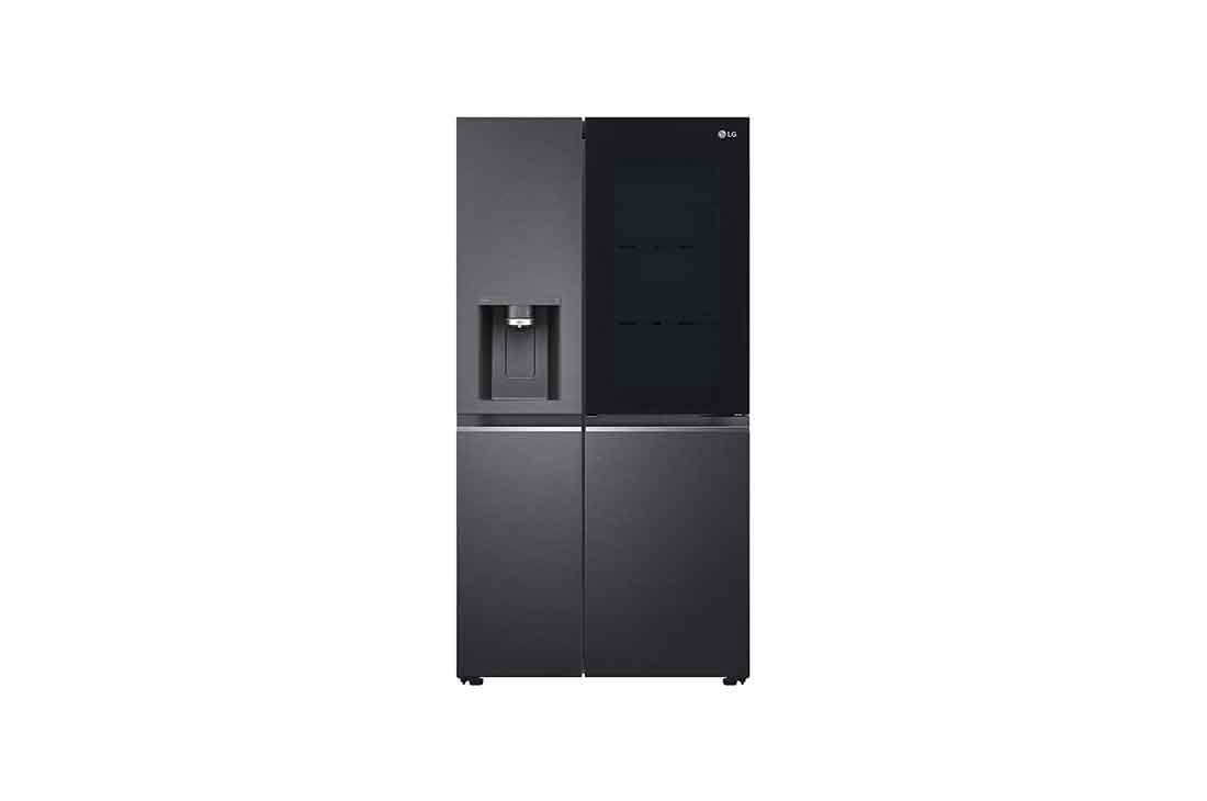 LG 26.7 Cu.Ft, Side By Side Refrigerator, Platinum Silver  Color, InstaView, Hygiene Fresh+, Inverter Linear Compressor, LS32HVDMLV