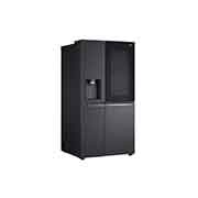 LG 26.7 Cu.Ft, Side By Side Refrigerator, Platinum Silver  Color, InstaView, Hygiene Fresh+, Inverter Linear Compressor, LS32HVDMLV