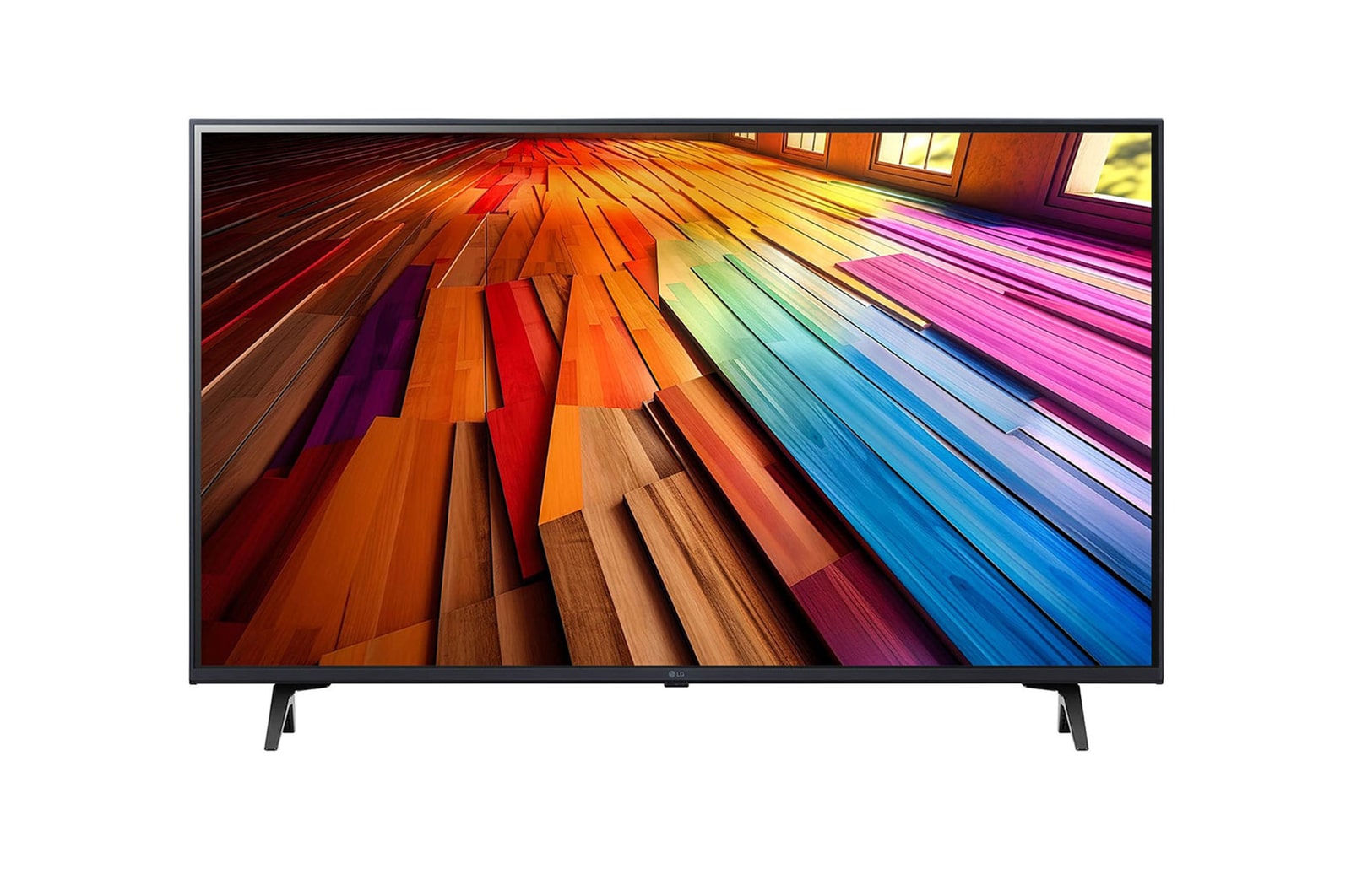 صورة أمامية لتلفزيون LG UHD TV، طراز UT80