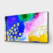 LG إل جي أوليد 4K تلفاز ذكي 65 بوصة السلسة G2 بتصميم غاليري, معالج ألفا 9 الجيل الخامس, جي-سينك, وفري سينك للألعاب ومعدل إستجابة 1 ملي ثانية., OLED65G26LA