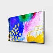 LG إل جي أوليد 4K تلفاز ذكي 65 بوصة السلسة G2 بتصميم غاليري, معالج ألفا 9 الجيل الخامس, جي-سينك, وفري سينك للألعاب ومعدل إستجابة 1 ملي ثانية., OLED65G26LA