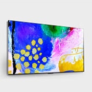 LG إل جي أوليد 4K تلفاز ذكي 65 بوصة السلسة G2 بتصميم غاليري, معالج ألفا 9 الجيل الخامس, جي-سينك, وفري سينك للألعاب ومعدل إستجابة 1 ملي ثانية., OLED65G26LA