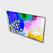 LG إل جي أوليد 4K تلفاز ذكي 65 بوصة السلسة G2 بتصميم غاليري, معالج ألفا 9 الجيل الخامس, جي-سينك, وفري سينك للألعاب ومعدل إستجابة 1 ملي ثانية., OLED65G26LA
