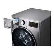 LG غسالة 14 كجم مع مجفف 8 كجم غسالة ذات تحميل أمامي ، VCM Color، AIDD ، غسالة ومجفف في واحد ، Turbo Wash، Steam ، اضافة قطع ، Inverter Direct Drive،<br>™Smart Diagnosis، ThinQ, WS1408XMT