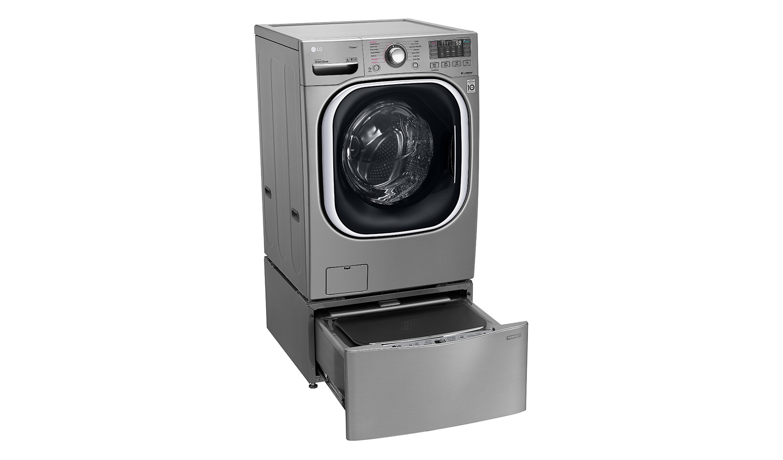LG حمولتان للغسيل 20 كجم + 11 كجم مع غسالة LG TWINWash™, WS2011XM