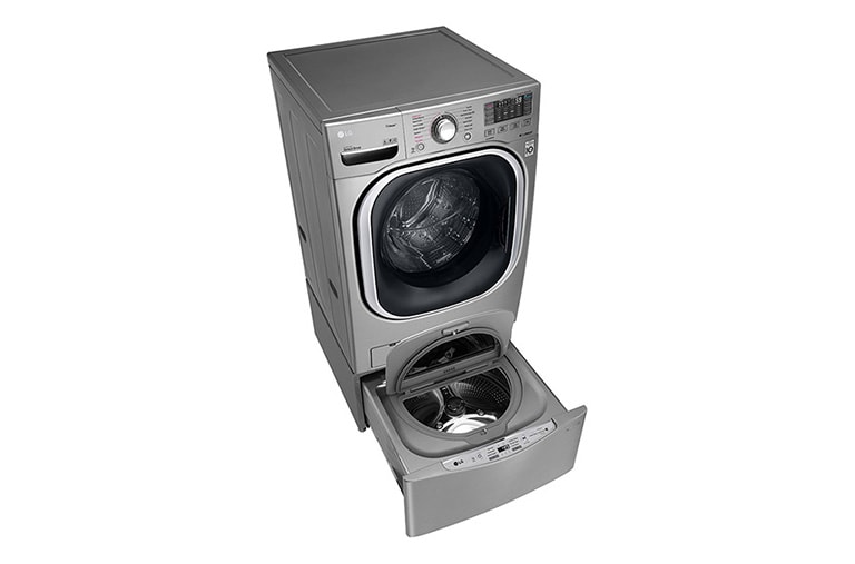 LG حمولتان للغسيل 20 كجم + 11 كجم مع غسالة LG TWINWash™, WS2011XM