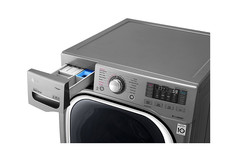 LG حمولتان للغسيل 20 كجم + 11 كجم مع غسالة LG TWINWash™, WS2011XM