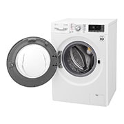 LG غسالة بباب أمامي بحوض غسل سعة 9 كجم مع مجفف سعة 5 كجم، بلون أبيض، وتقنية Turbo Dry, WSC0905WHN