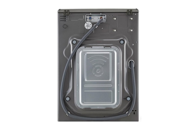 LG إل جي غسالة امامية، 21 كيلو غسيل /12 كيلو تجفيف، بلون فضي، تدعم تطبيق ThinQ (عبر اتصال Wi-Fi)، بتقنية TrueSteam، وTurbo Wash, WST2112XMN