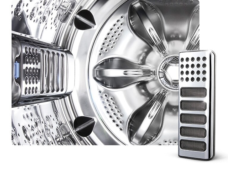 حوض وفلتر الوبر مصنوع من الفولاذ الذي لا يصدأ