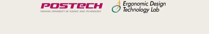 شعار postech وErgonomic Design Technology Lab