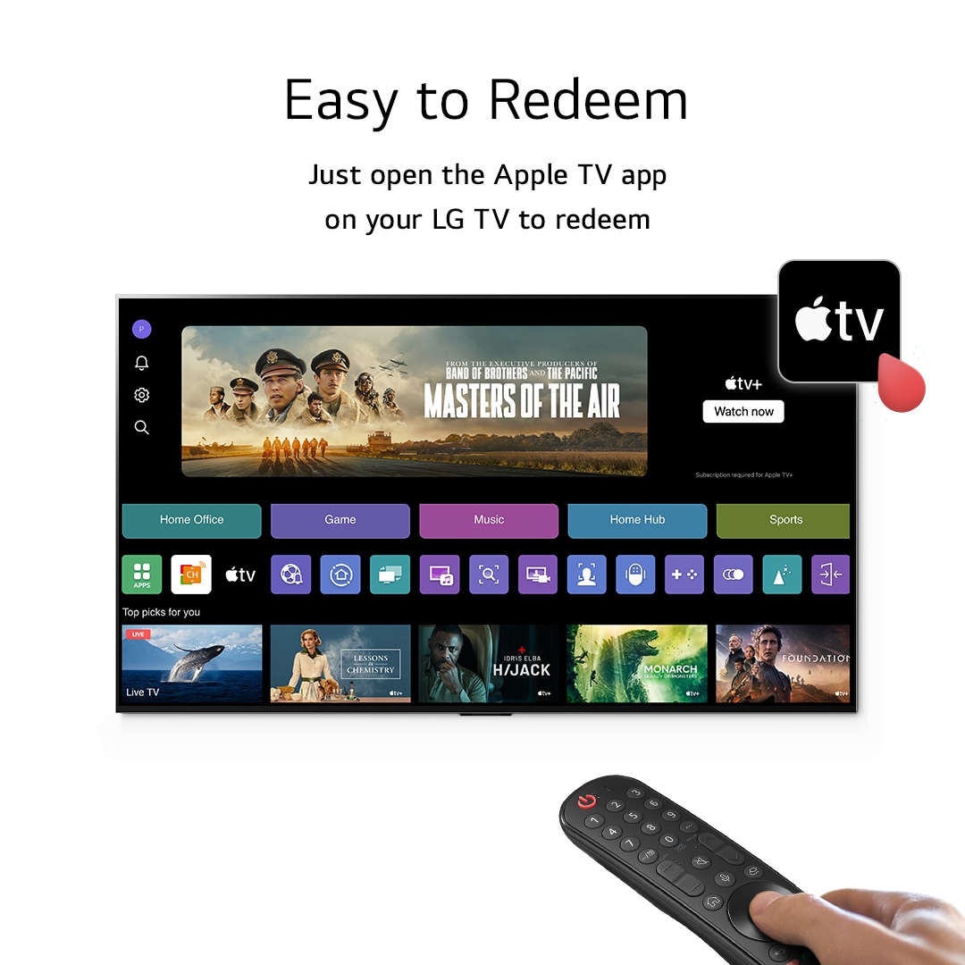 Does lg tv online have apple tv app