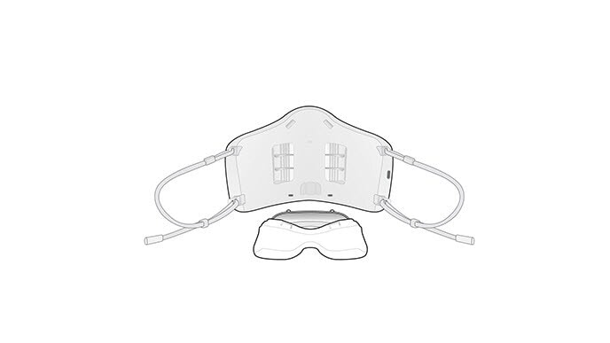 A video begins showing the interior of the PuriCare Wearable Air Purifier with the face guard installed and ear straps extended out. An points down at the top of the face guard and the guard is then folded down and out and removed. Next, the face guard is shown beneath running water and then the video cuts to a front and interior view of the mask side by side. Both masks have debris scattered around and a hand with a cloth reaches in to wipe it away from the outside and interior. Next the interior bottom of the mask is cleaned and then the top. Finally the face guard is installed at the bottom and then folded up to be locked in. A magnified circle comes on the right to show real hands working with the mask to install the face guard easily and then turns it to the camera. Finally the interior of the mask with a clean face guard is shown facing forward.