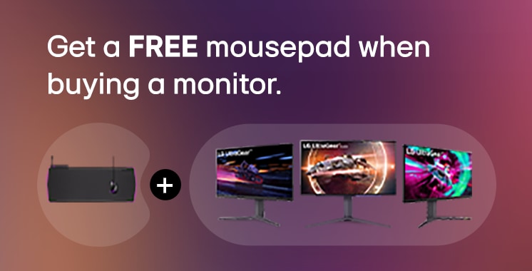 Free UltraGear™ Mousepad