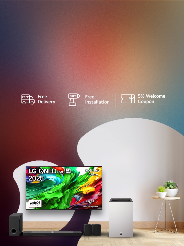 Cinema Package | TV + Soundbar + Projector or Air purifiers