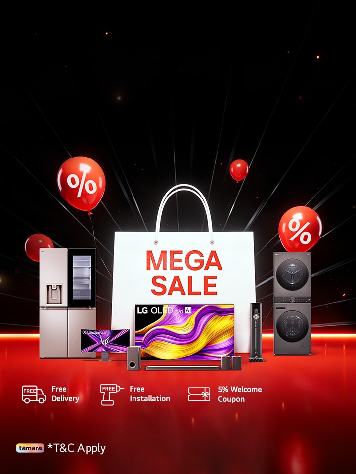 Enjoy Mega Sales with LG up to 50% OFF & additional Discounts