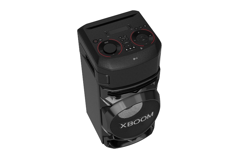 LG XBOOM Party Speaker: Powerful 8" Woofer, Dynamic Multi-Color Lighting, DJ & Karaoke Features, RN5