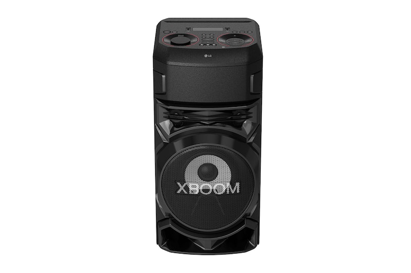 LG XBOOM Party Speaker: Powerful 8" Woofer, Dynamic Multi-Color Lighting, DJ & Karaoke Features, RN5
