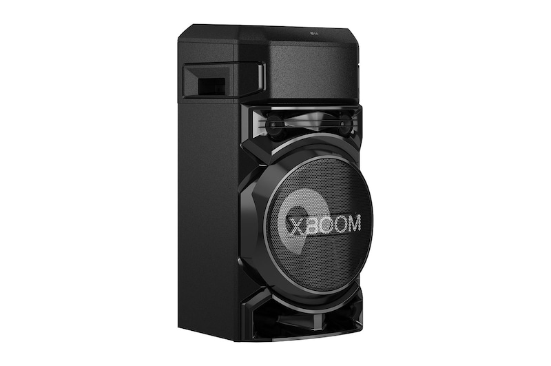 LG XBOOM Party Speaker: Powerful 8" Woofer, Dynamic Multi-Color Lighting, DJ & Karaoke Features, RN5