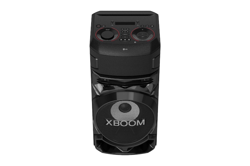 LG XBOOM Party Speaker: Powerful 8" Woofer, Dynamic Multi-Color Lighting, DJ & Karaoke Features, RN5